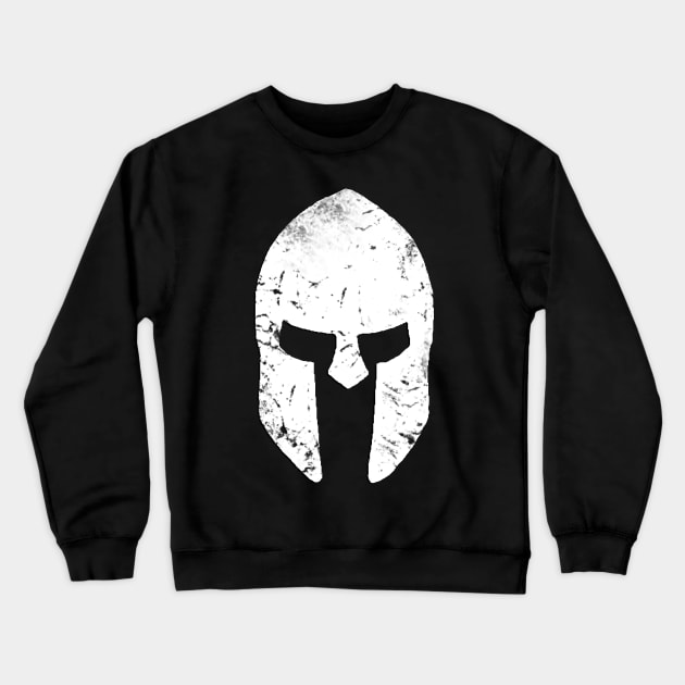 Spartan Helmet Crewneck Sweatshirt by Scar